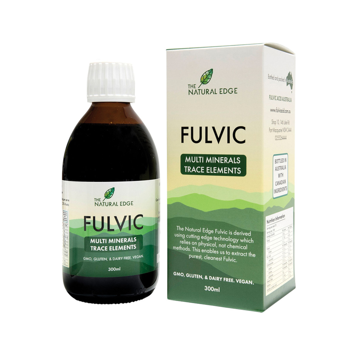 The Natural Edge Fulvic (Multi Minerals Trace Elements) 300ml